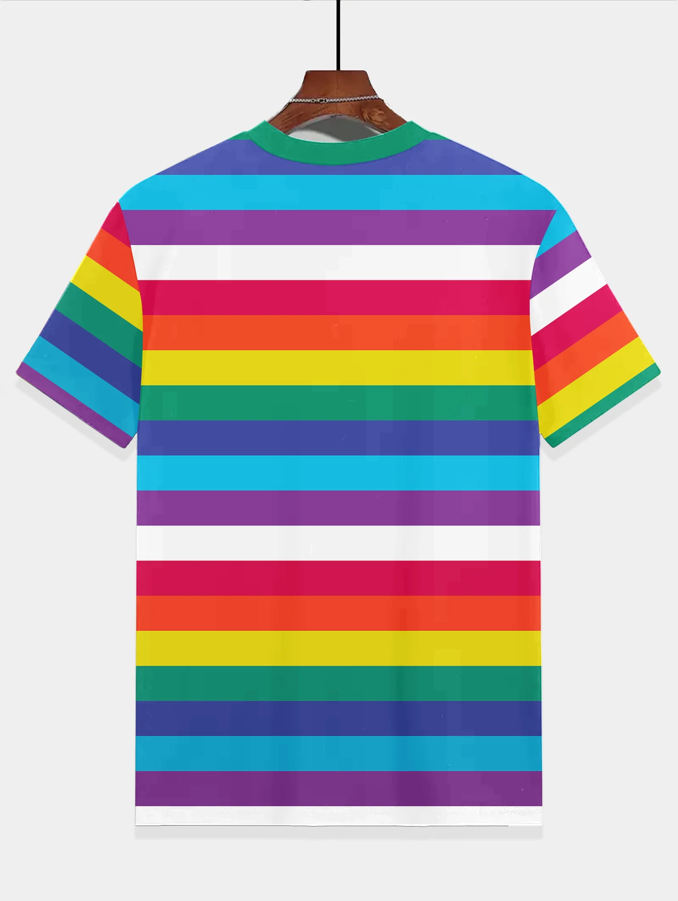 Rainbow Stripes Kids Clothes Clothes Child Boy Child T Shirt T-shirts for Children Children's T-shirt Tops Clothing for Boys 3