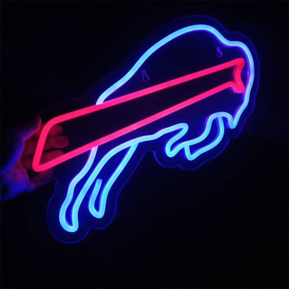 

Neon Sign for Buffalo Wall Decor,Man Cave Beer Bar Pub,Game Room,Garage,Christmas Birthday Party Decor Gift