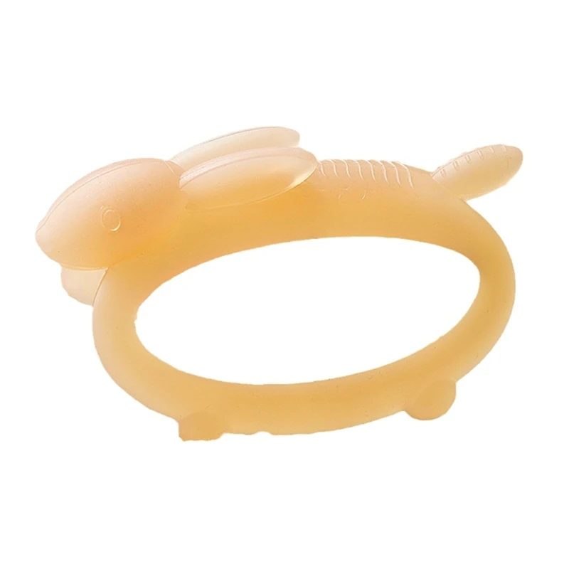 

Rabbit Teether Relieves Teething Discomfort for Babies Toddlers Infant Teething Toy Chewable Toy for Sucking Sensory
