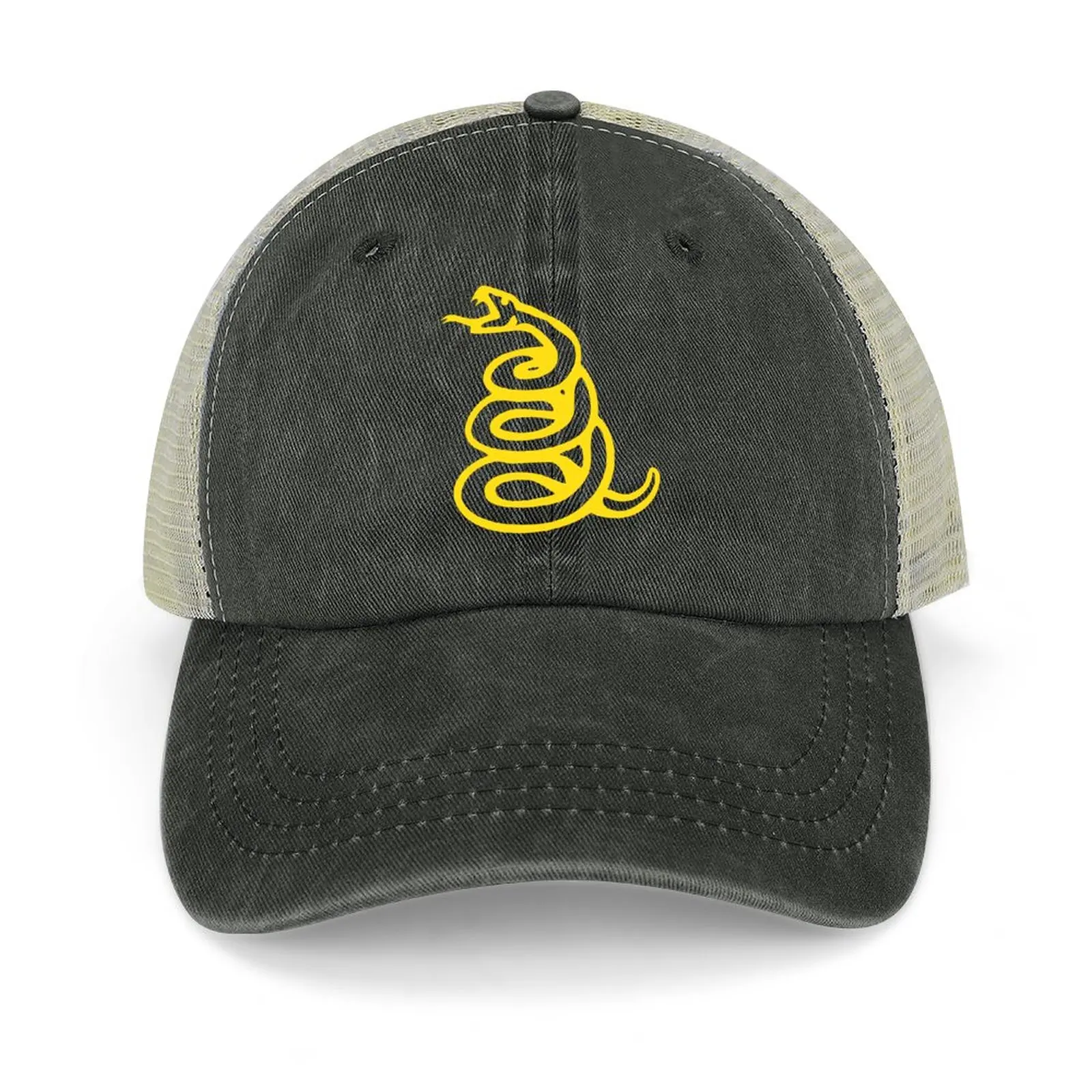 

DTOM - Don't Tread On Me SnakeCap Cowboy Hat Anime Hat cute Hat Man For The Sun Trucker Cap Woman Hats Men'S