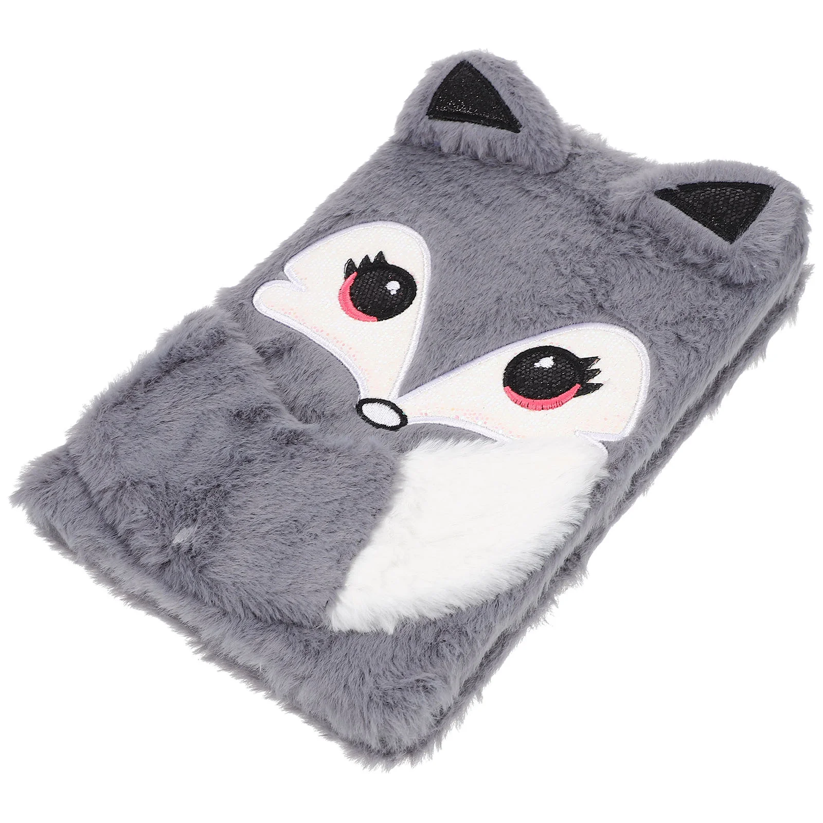 

Fluffy Writing Book Cartoon Plush Cover Note Book Portable Girl Notebook Girl Supply