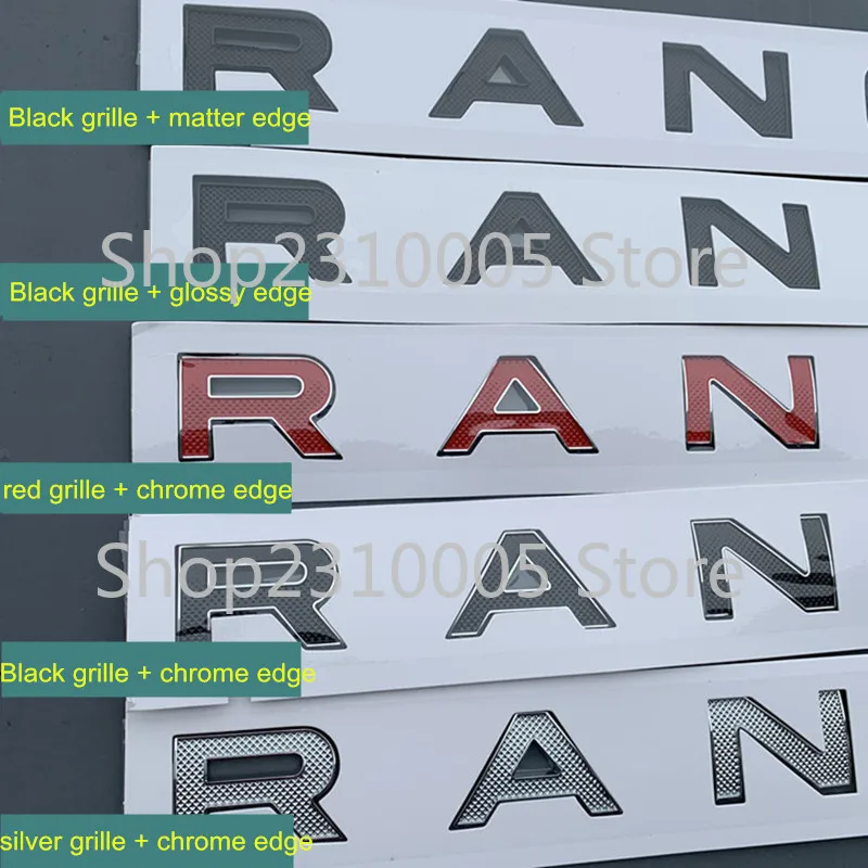 

ABS Emblem Letters for RANGE ROVER VELAR SV Autobiography Ultimate Edition SPORT Car Styling Hood Trunk Badge Accessories Logo