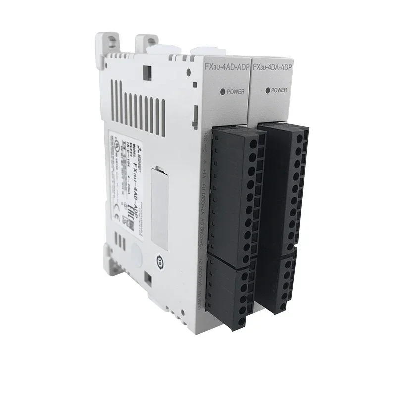 새로운 FX3U-3A-ADP FX3U-ENET-ADP FX3U-4AD FX3U-ENET-L FX3U-4AD-ADP FX3U-4DA-ADP FX3U-4DA PLC 특수 아날로그 모듈
