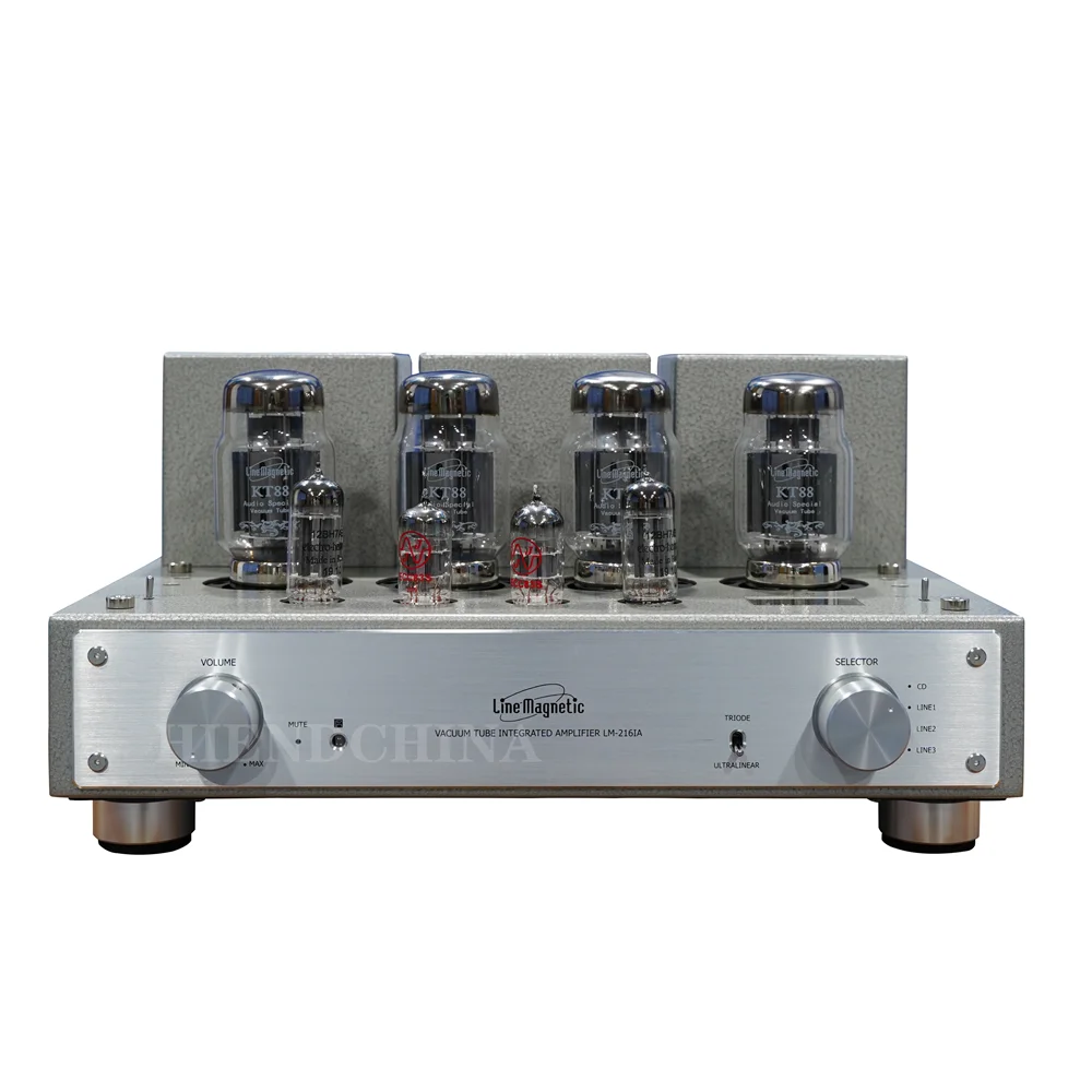 voltage controlled amplifier Q-010 Line Magnetic LM-216IA Tube Amplifier Integrated KT88*4 Push-Pull Vacuum Amp Ultra Amplify 32W*2 Troide type 22W*2 3000 watt amp