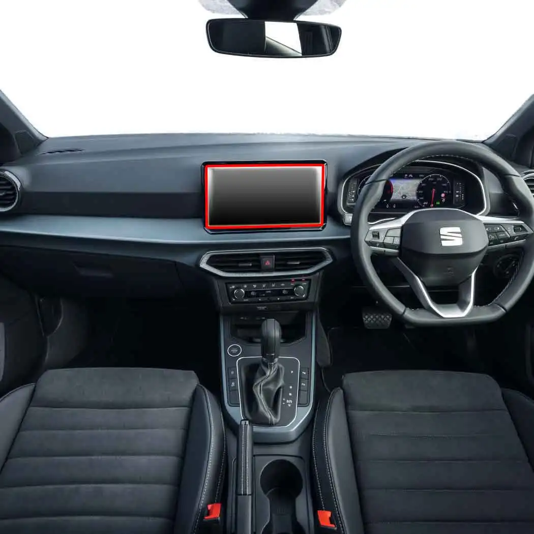 

2PCS For Seat Arona 2021 2022 9.2 inch Car GPS Navigation PET Screen Protective Film Auto Interior Accessories