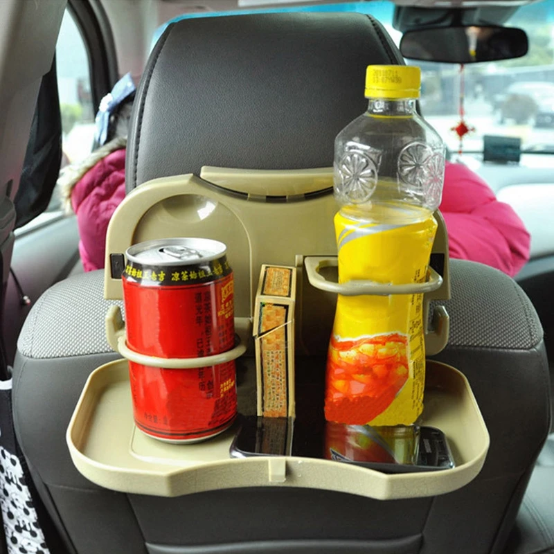 

15*25CM Car Table Backseat Folding Universal Car Back Seat Table Desk Cup Holder For Eating Food Tray Laptop Desk Drink Holder