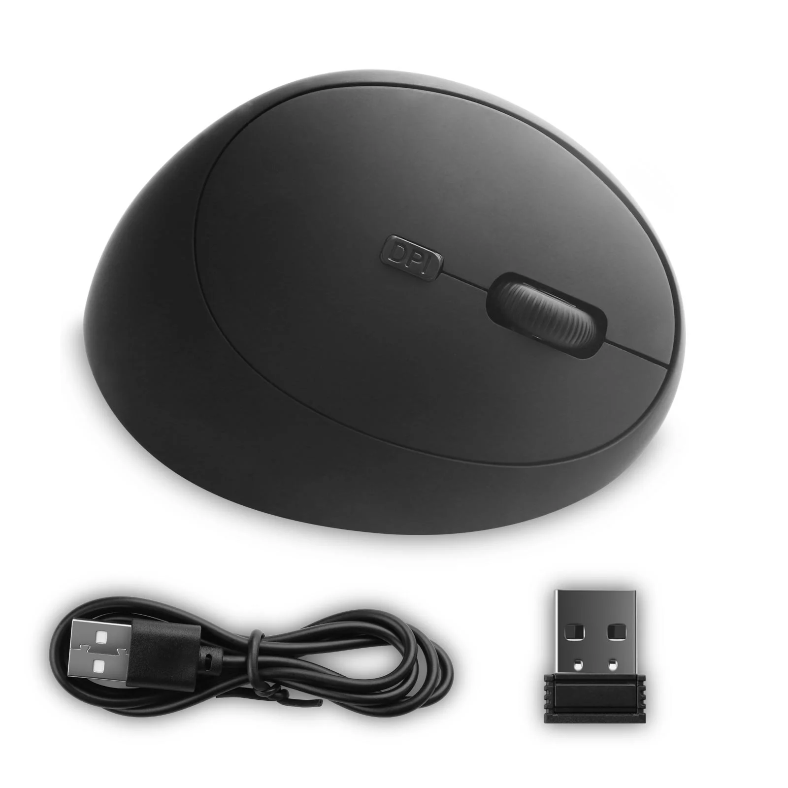 Mouse sem fio Vertical Gaming, Silencioso Ratos