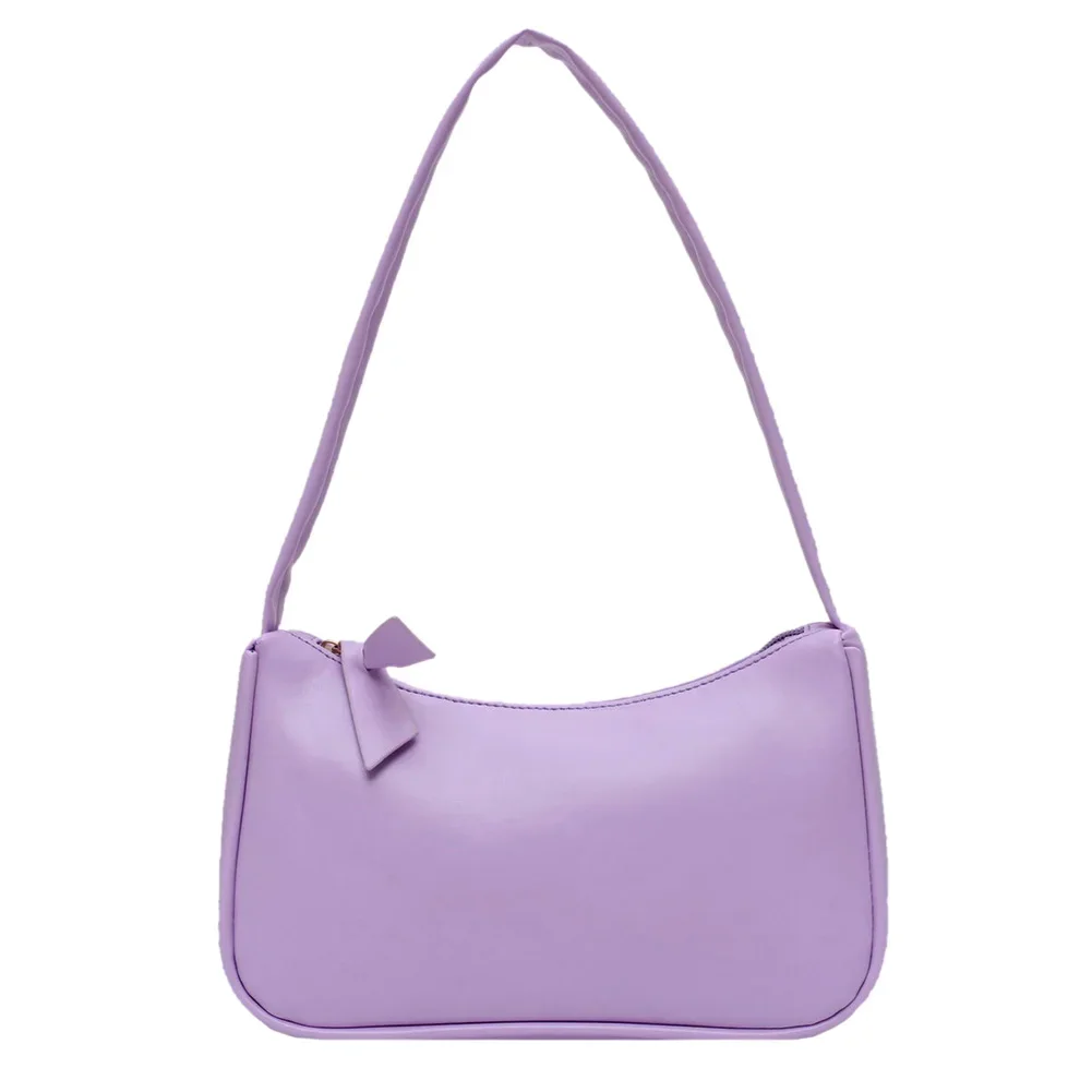 Retro PU Leather Shoulder Bag - Casual Small Top-Handle Handbag for Women