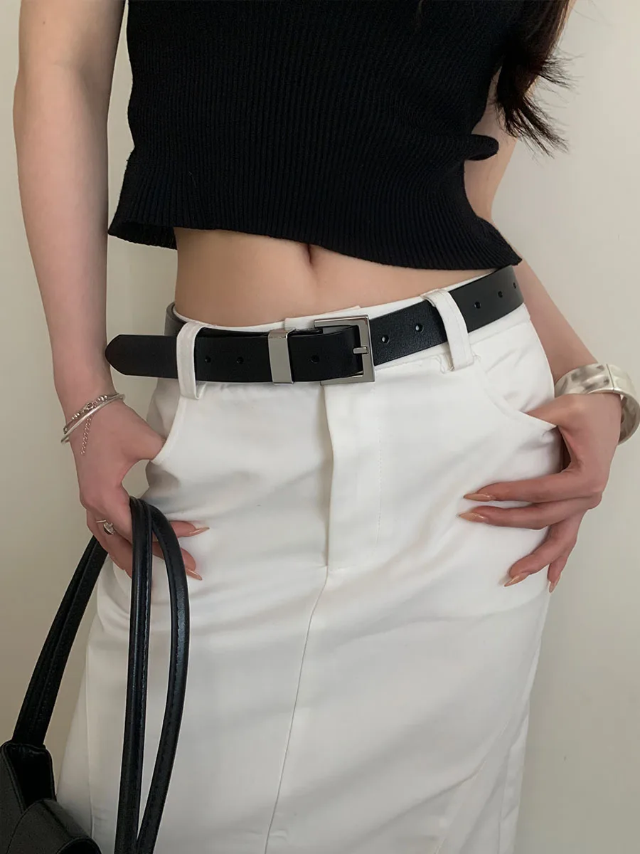 [🌷S/S] Pureda Belt Suit Long Skirt(附腰帶) main image 0
