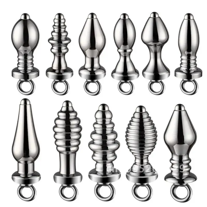 Detachable Anal Plug Stainless Steel Anus Speculum Masturbation Expander Adult Douche Sex Dilation Toy Hollow Butt Irrigation