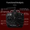 Fx9706 Remote Control Aircraft Five Channel Red Bull Fighter Fixed Wing Aircraft Model Foam glider plane Toy for child rc rtf 6
