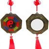 1PC Bagua Mirror Chinese Feng Shui Bagua Mirror With Chinese Knot Tassel for Office Family Protection Automobile Decoration 3