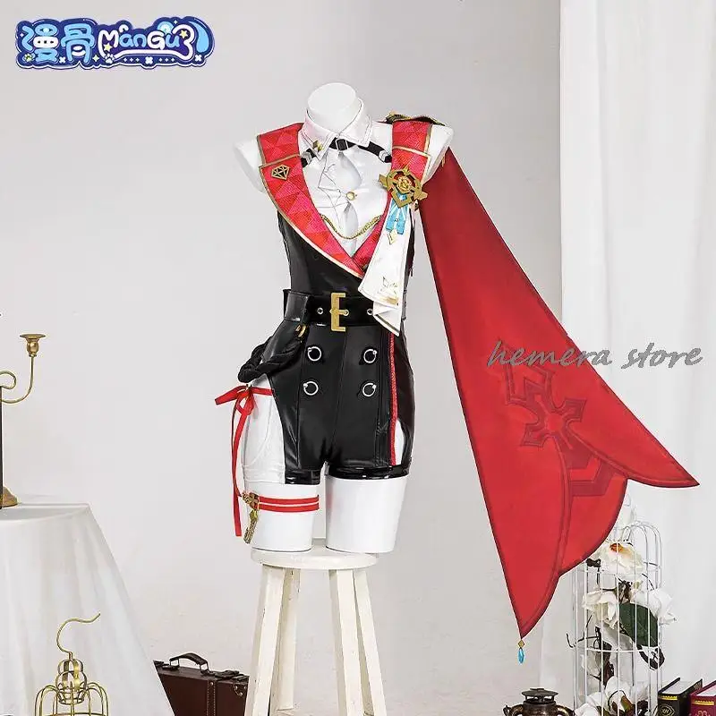 

Fashion Topaz Cosplay Costume Game Honkai: Star Rail Sexy Party Dress Women Girl Halloween Play Role Clothes Full Set