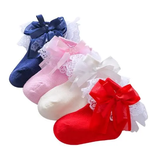 Spring Newborn Baby Socks Cotton Infant Baby Girls