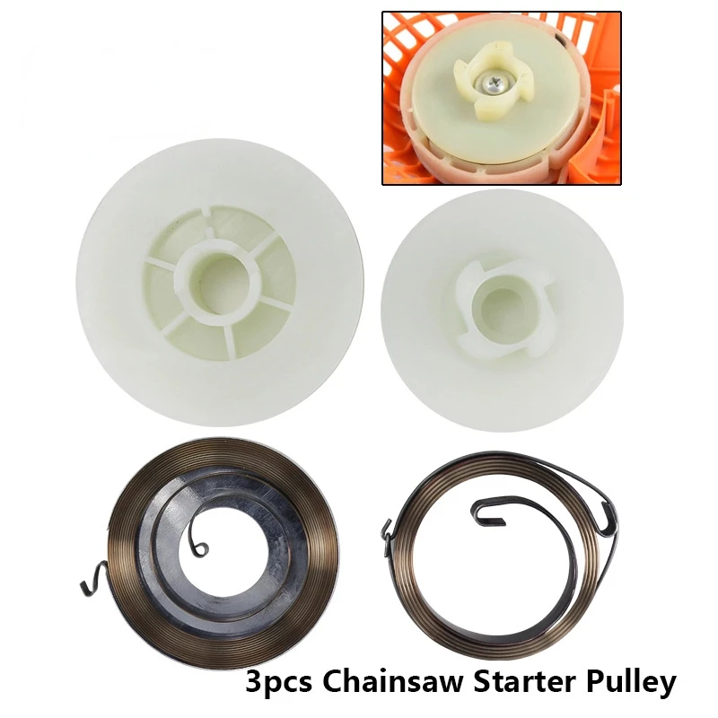 

45cc 52cc 58cc Chainsaw Easy Starter Repair Parts Rope Rotor with 2 Springs