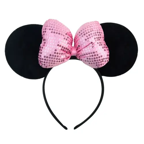 Anime Mouse Ears Headhand Cosplay Kawaii Cartoon Elastic Hair Accessories Party Sequin Bows Hairband Toys Children Adults Gift - Image 28