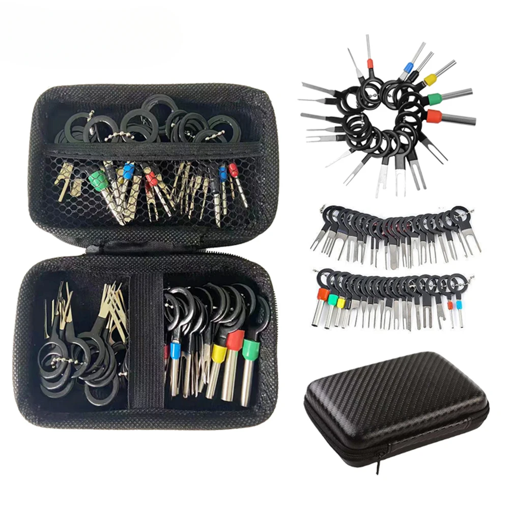 Car Terminal Removal Kit 41/26pcs Box Wire Plug Connector Extractor Puller Release Pin Extractor Set Terminal Plug Repair Tools
