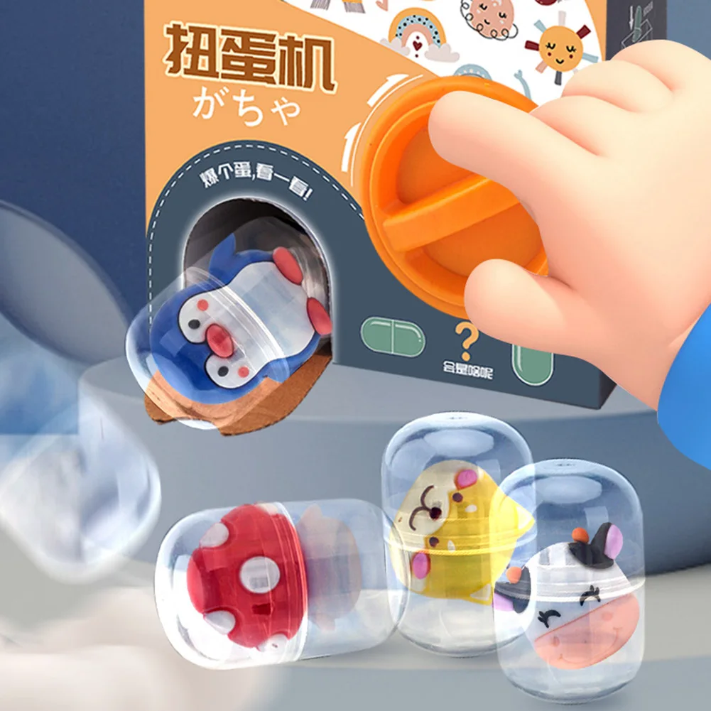 Cartoon Claw Machine with Music and Light Claw Crane Machines Doll Machine Toy Children Interactive Toys Gift for Boys and Girls 6