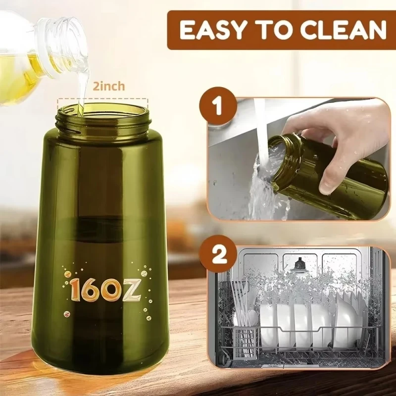 16oz/470ml 2-in-1 Olive Oil Sprayer for Cooking