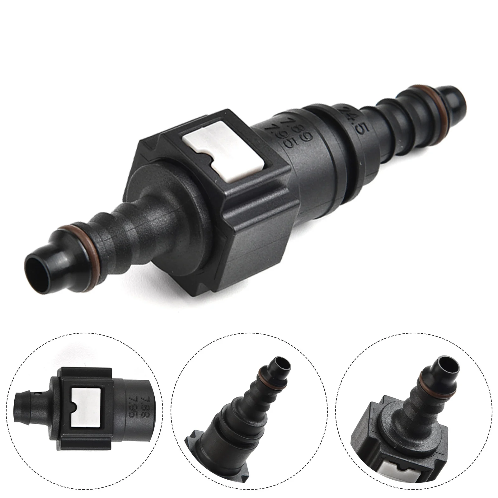 

1set Fuel Line Hose Quick Release Connector 7.89 Mm ID6 Car Auto Fuel Pipe Hose Joint Quick Release Fitting Set Fuel Line Hose