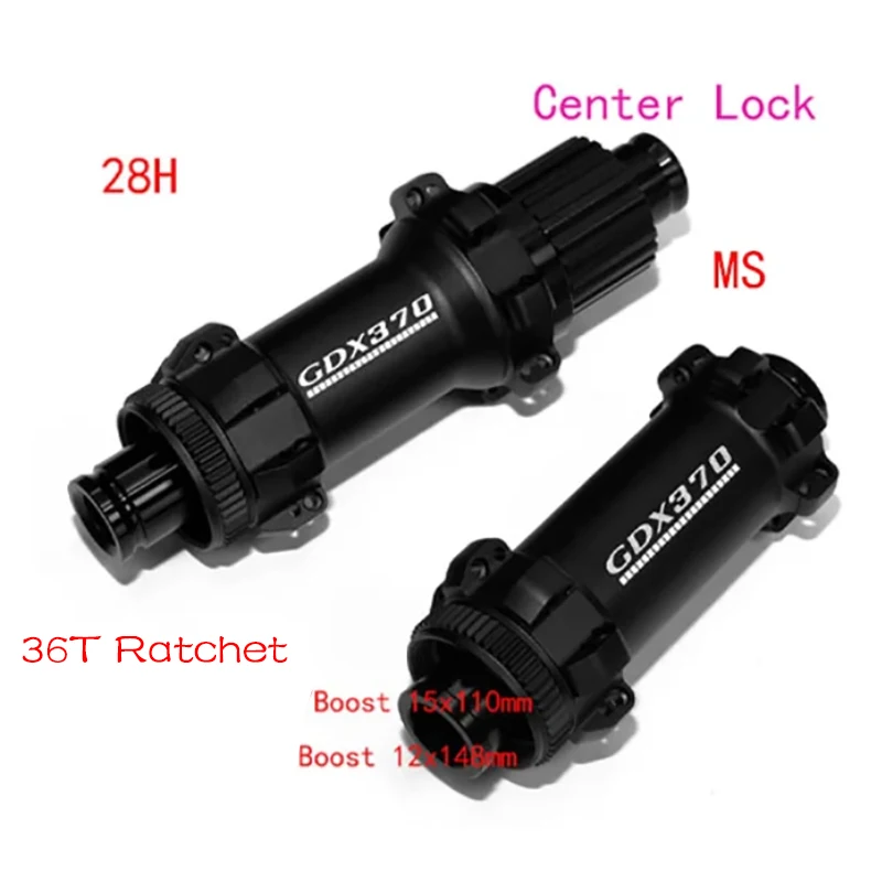 루마리케 MTB 라쳇 36T 허브 부스트/논부스트 15 6볼트/센터락 디스크 QRx100 QR x135mm 28H 32H 프리허브 HG 11s XD MS 12s 자전거