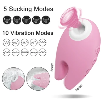 Powerful Clitoris Sucker Vibrator for Women Female Clit Sucking Stimulator 15 Modes USB Recharge Massager Adult Sex Toys 2