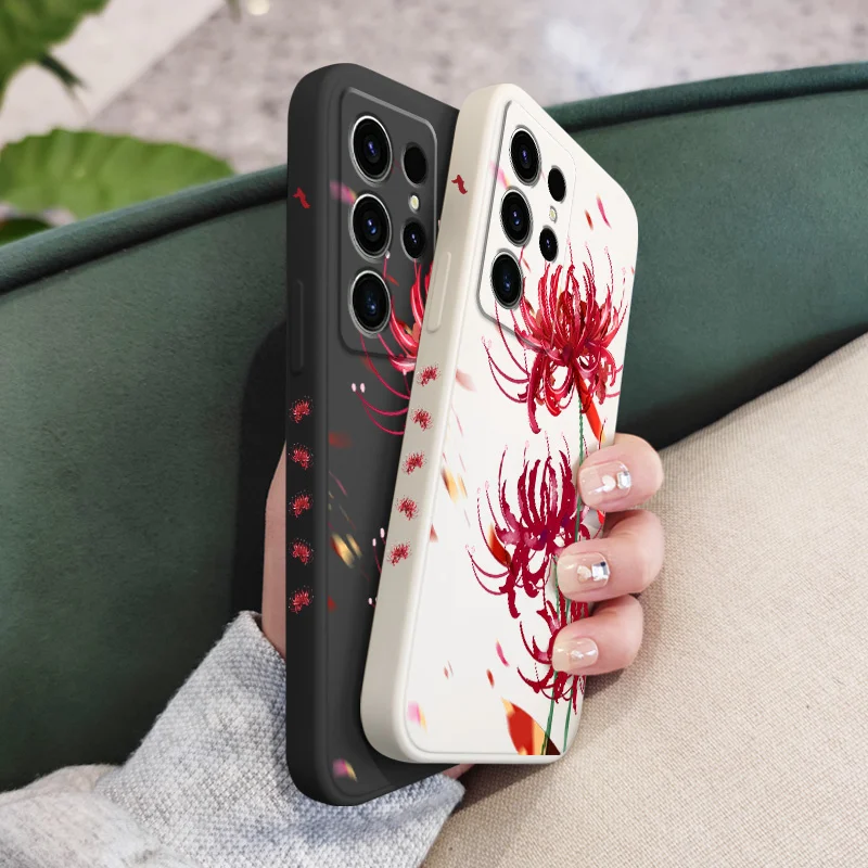 Elegant Higan Flower Phone Case Cover