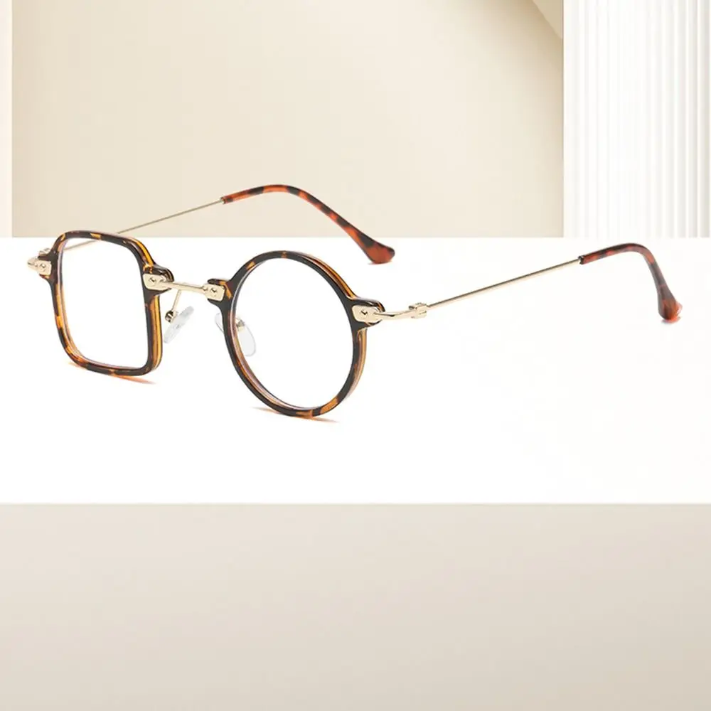 Retro UV400 quadratische runde Sonnenbrille, klare, einzigartige Herren-Punk-Sonnenbrille, asymmetrische Sonnenbrille, Ocean Lens ShadesY2K-Brille für Damen – Detail 3