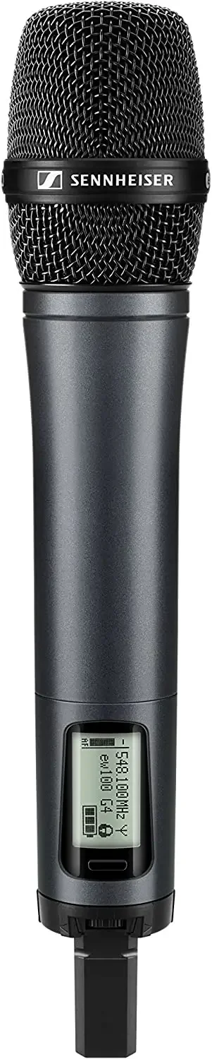 Фото Беспроводная динамическая Суперкардиоидная микрофонная система Sennheiser Pro Audio Sennheiser EW 100-845S, диапазон G (566-608 МГц) 100 №2