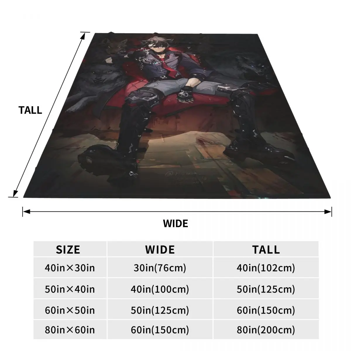 Genshin Impact Wriothesley Risley Blankets Flannel Super Soft Sofa Throw Blankets For Home Bedroom Outdoor Throws Bedspread 3