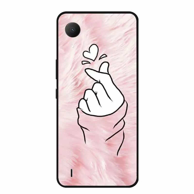 Rose Flower Design Black Silicone Soft Phone Case - Elegant Protective Back Cover