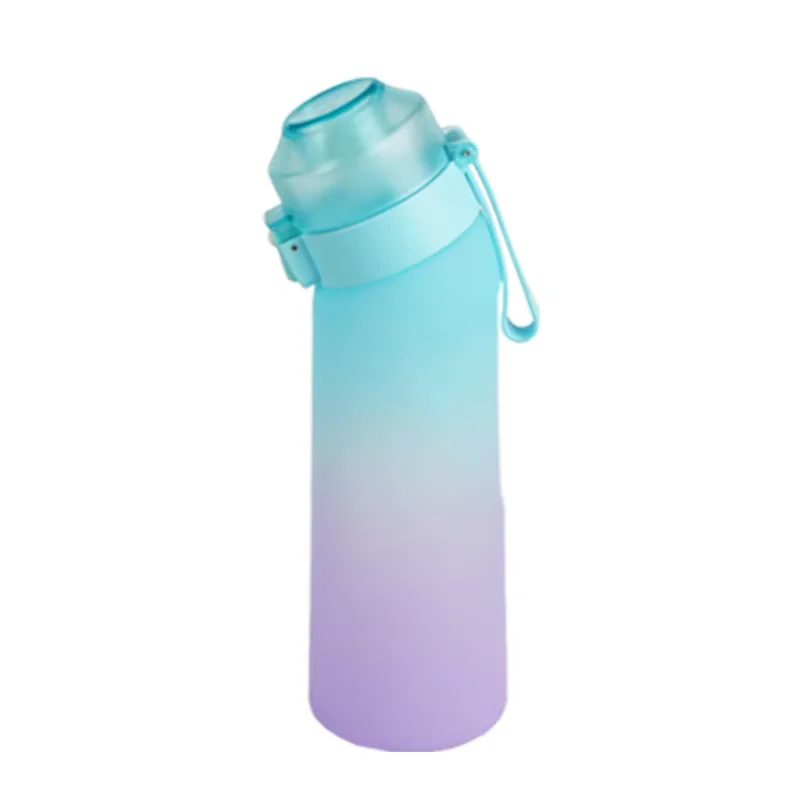 650ML Air Flavored Water Bottle 9 Flavor Pods Sports Straw For Outdoor Sports Activities sports water bottle sports bottle water bottle