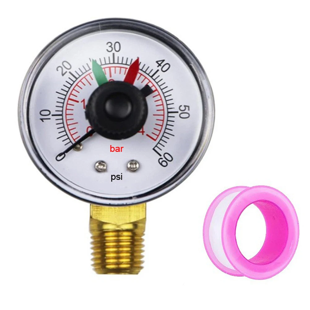 

Precise Pressure Measurement Easy Spa Replacement Sturdy and Reliable For Hayward ECX271261 Compatible Pressure Gauge