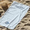 Personalized Towel Monogram Beach Towel Girls Trip Custom Beach Towel Striped Towel with Name Custom Text Towel Preppy Beach 3