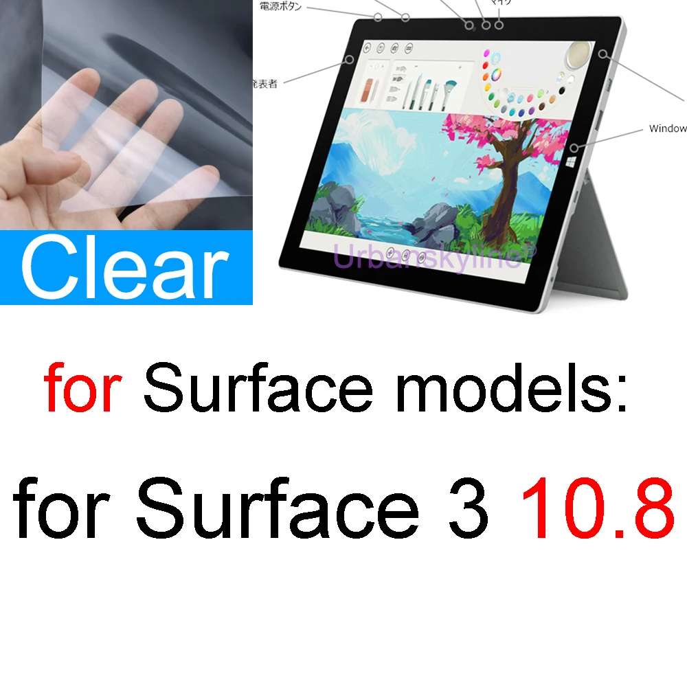 Premium Clear Screen Protector Film for Microsoft Surface and Laptop Series