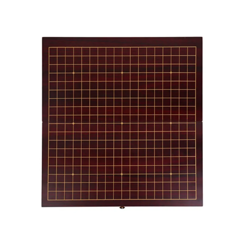 Wooden Foldable Go Chess 19 Road Chessboard 47*45*2cm Checkboard Old Game of Go Weiqi Board For 22mm Piece Checker