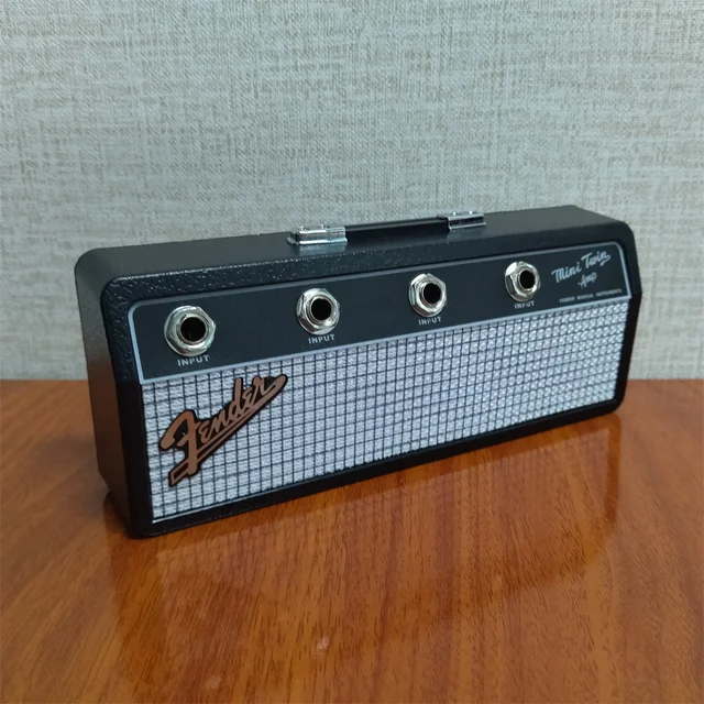 Fender Blues Zenei Kulcstároló Doboz Jack Rack Key Holder Gitár Kulcstartó Fogas Falra Szerelt Vintage Horog Az Otthoni Dekorációhoz - Image 4