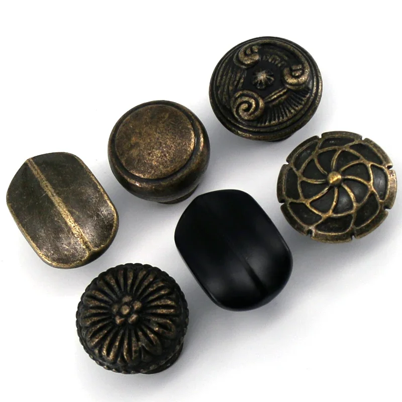 Furniture Handles Zinc Alloy Kitchen Cupboard Door Antique Handles Cabinets Drawer Knobs 1x