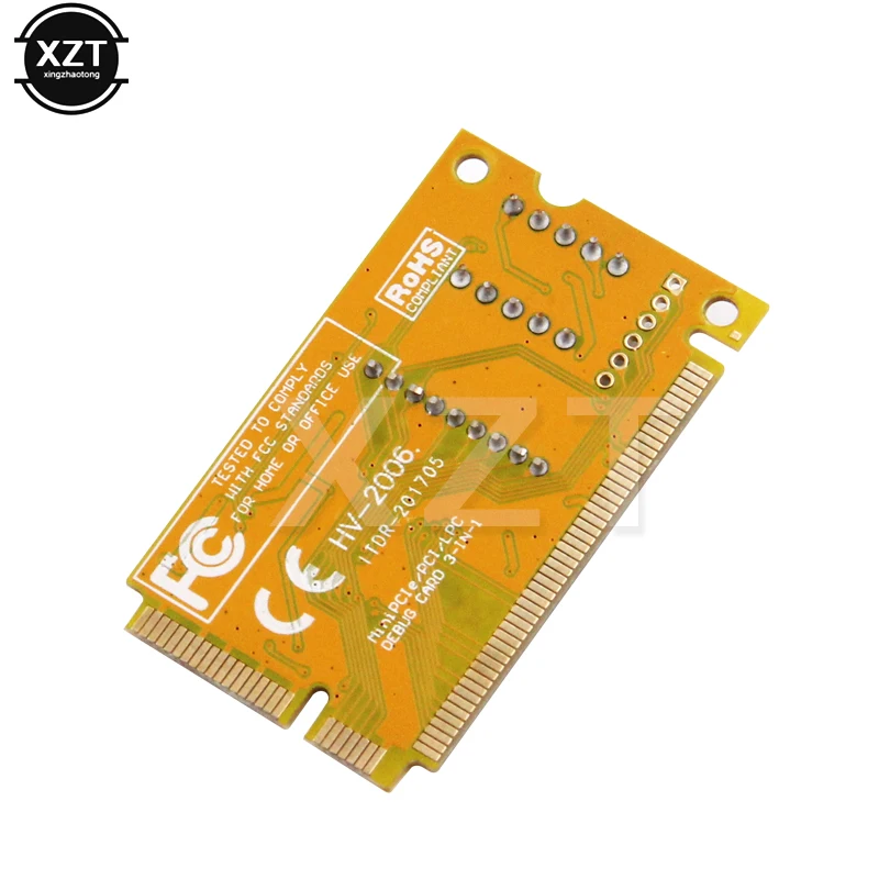 3 in 1 Diagnostic Post Card USB Mini pci-e PCI E PCI LPC PC Analyzer Tester pci express Tester adapter For Notebook Express Card - 3