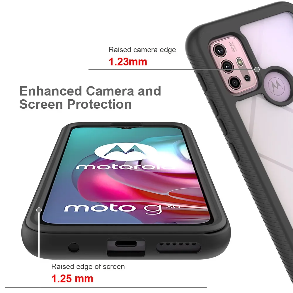 Dual-Layer Shockproof Sky Case - Rugged Armor with Hard Back Cover