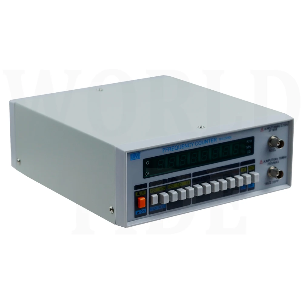 Frequency Counter Tester TFC-2700L Multi-Functional High Precision Frequency Meter 8 LED Display Instrument 10HZ-2.7GHZ High Resolution Frequency Counter frequency counter tester frequency meter