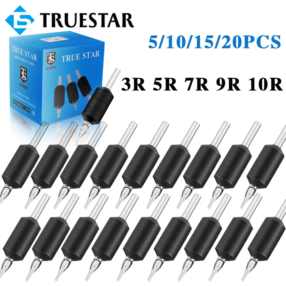 Tattoo Grip Tubes 20/15/5PCS Disposable Tattoo Tips