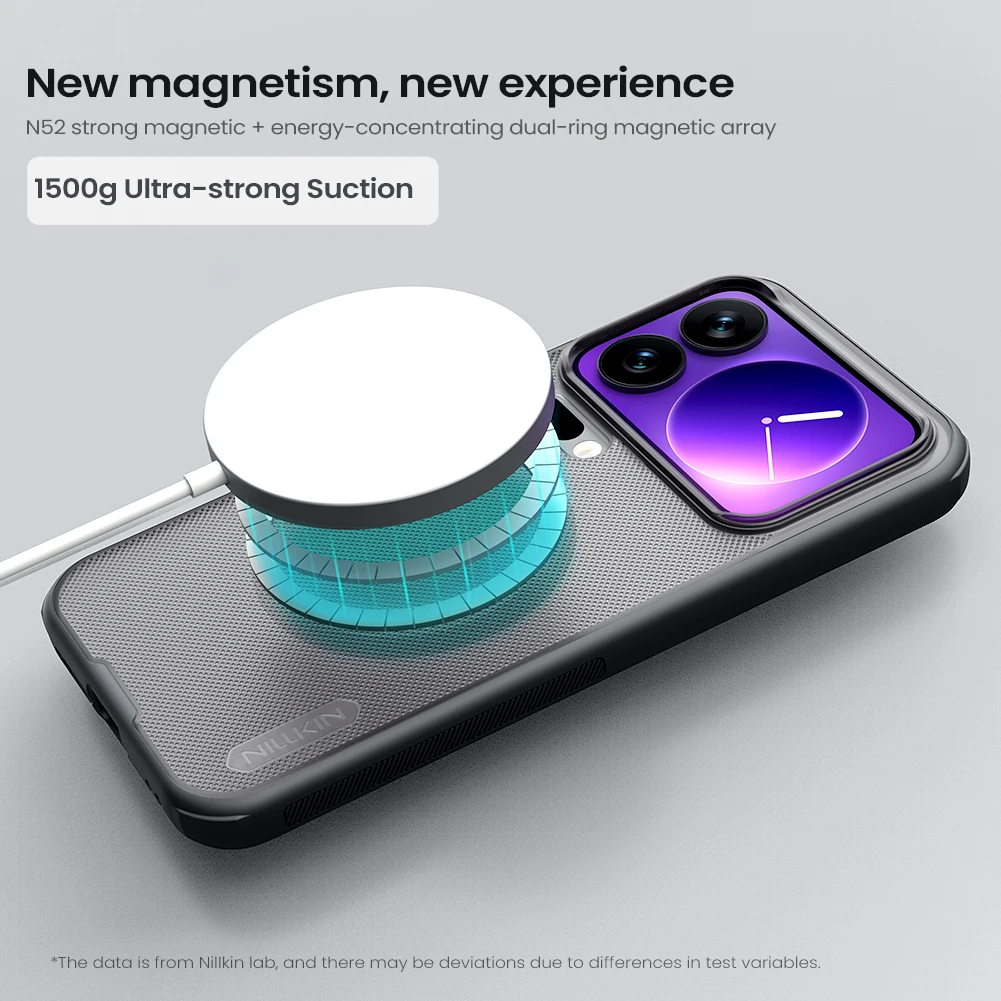 Nillkin Magnetic Frosted Shield Phone Case - Anti-Fingerprint Shockproof Back Cover