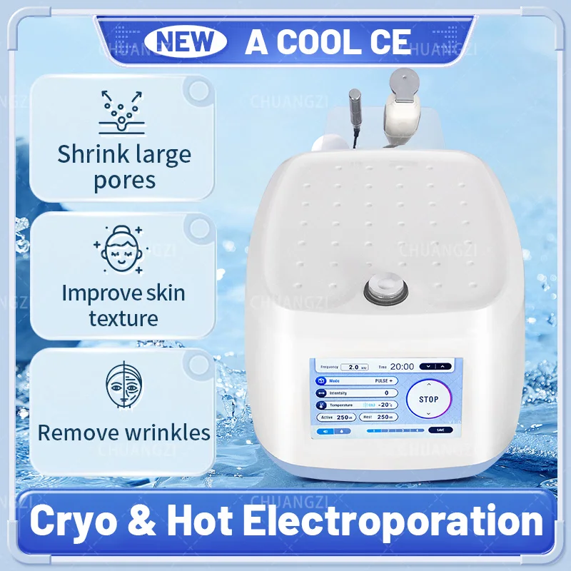 Portable Acool CE Promote lymphatic circulation Pores Shrink Skin Whitening Tightening Beauty Salon