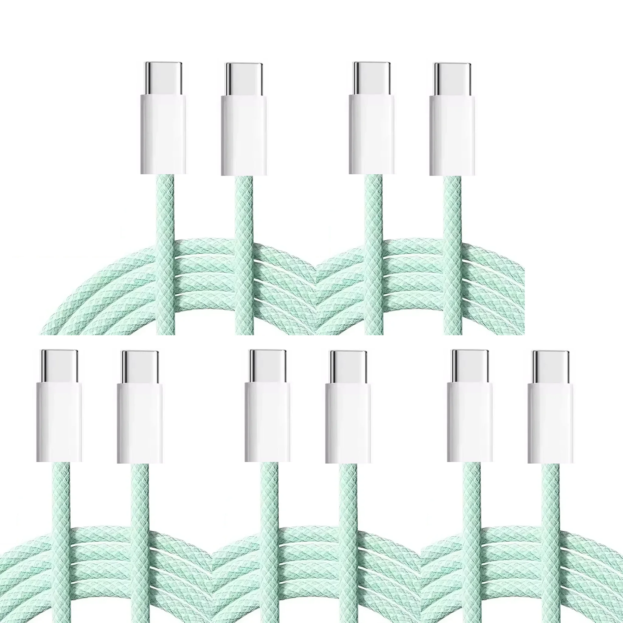 5-Pack High-Speed USB C to USB C Charging Cable