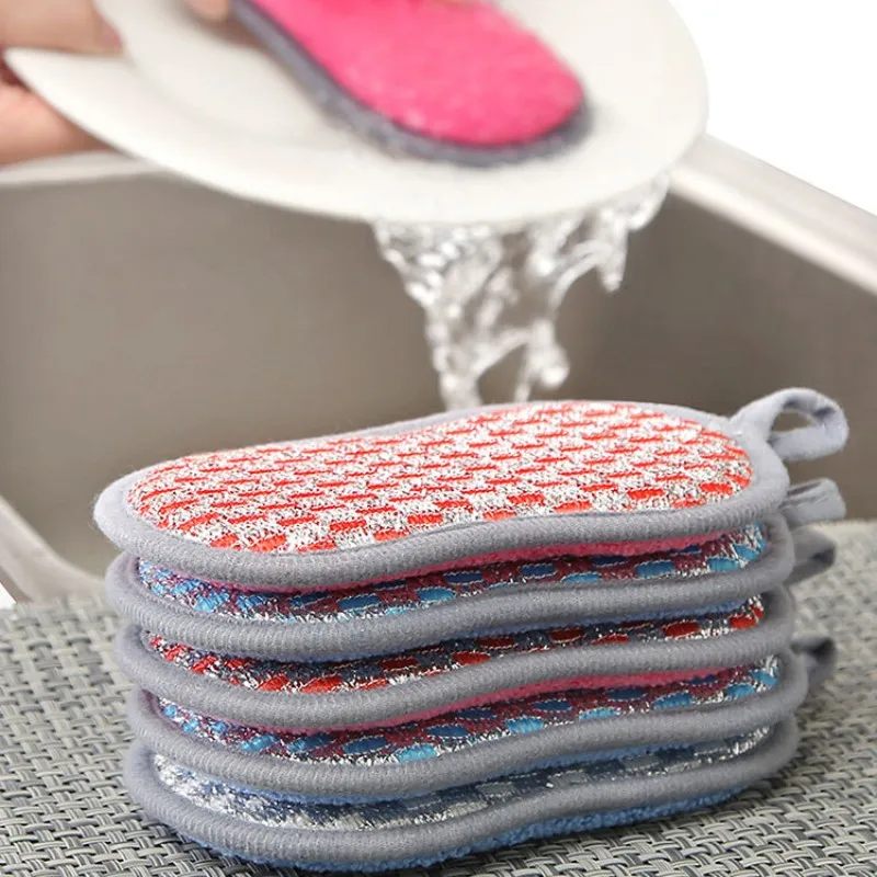 Premium Double-Sided Multi-Purpose Scrub Sponge for Kitchen and Household Cleaning
