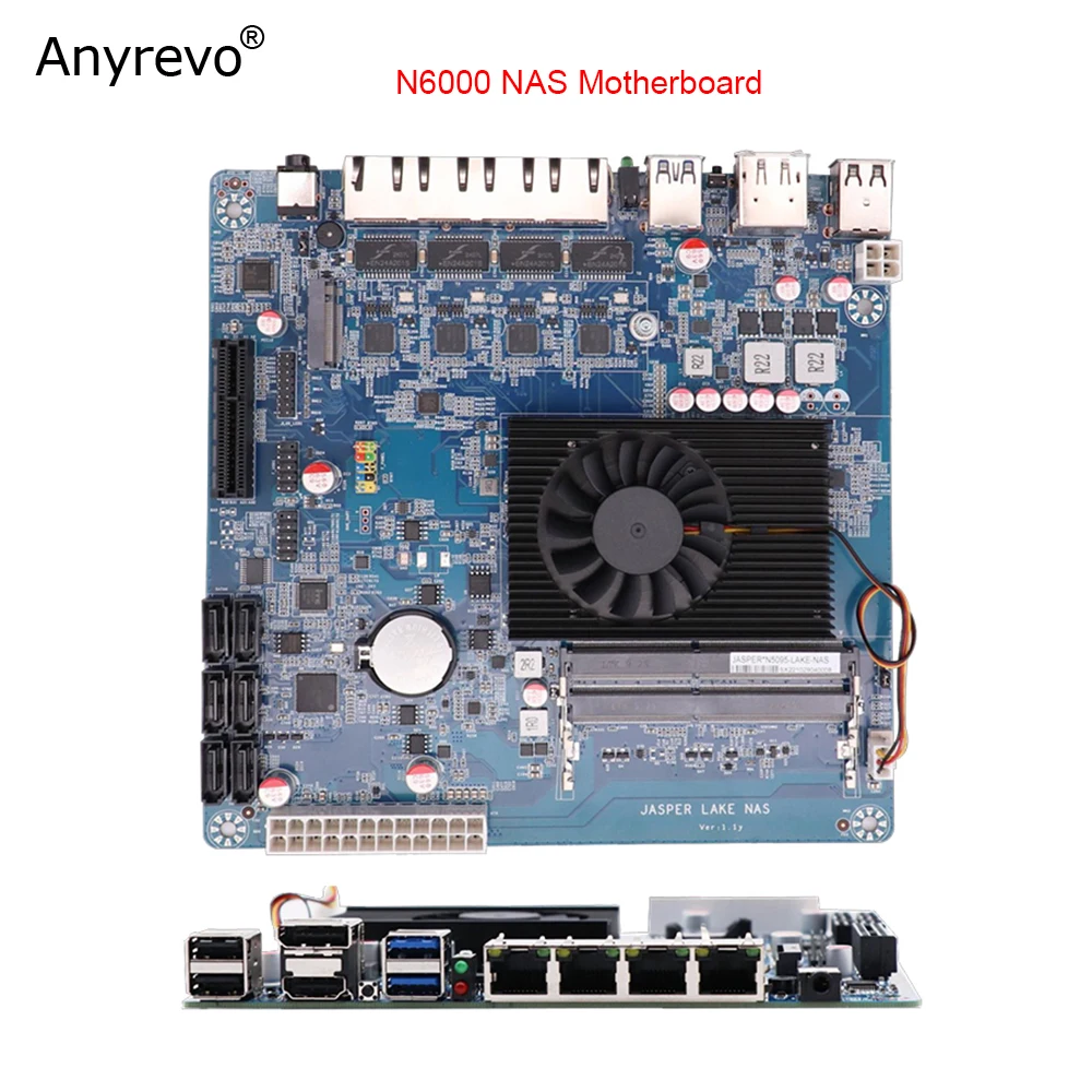 NAS  N5105 N6005 4x  i226-V 2.5G Nics  M.2 NVMe Ľ SATA3.0 2 * DDR4 HDMI2.0 DP ̴ ITX 17x17cm Ʈ 