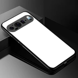 Tempered Glass Hard Back Bumper Case Cover with s Design for Pixel 8 (1)