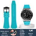 Light blue black pin