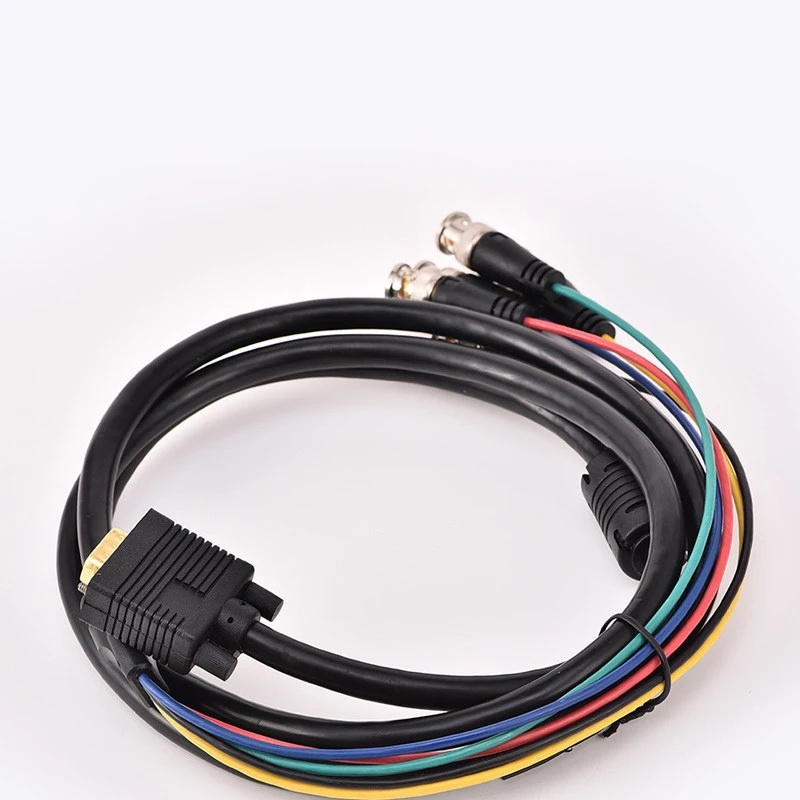 VGA to 5BNC Cable Convert RGBHV Big Screen Video Cord 10m 5m 3m 1.8m Video Graphics Array Male to BNC Line 1080P HD Cable vga cable adapter vga cable